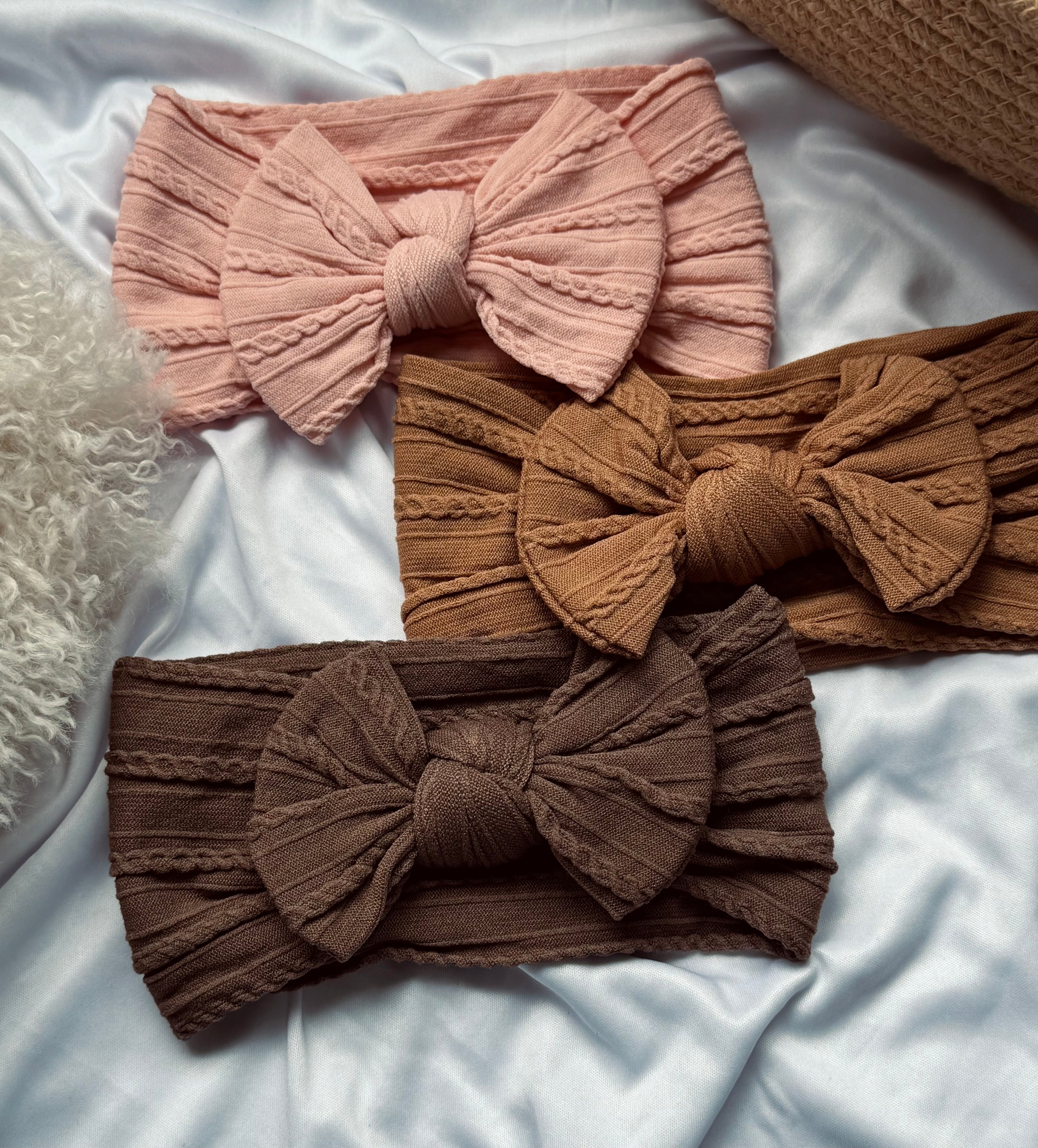 3 Sets Bow Headbands