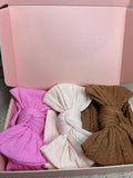 3 Set | Candy Floss, Pale Peach, Chestnut