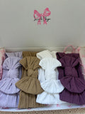 4 Set | Lavender, Khaki, snow White, Plum Purple