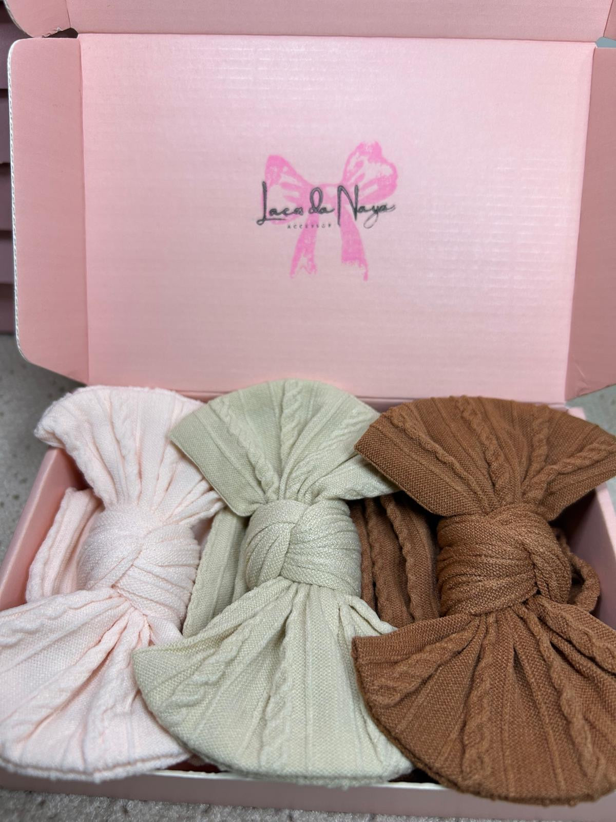 3 Set | Pale Peach, Tan Beige, Chestnut