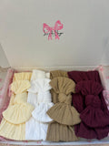 4 Set | Baby Yellow, Snow White, Khaki, Burgundy
