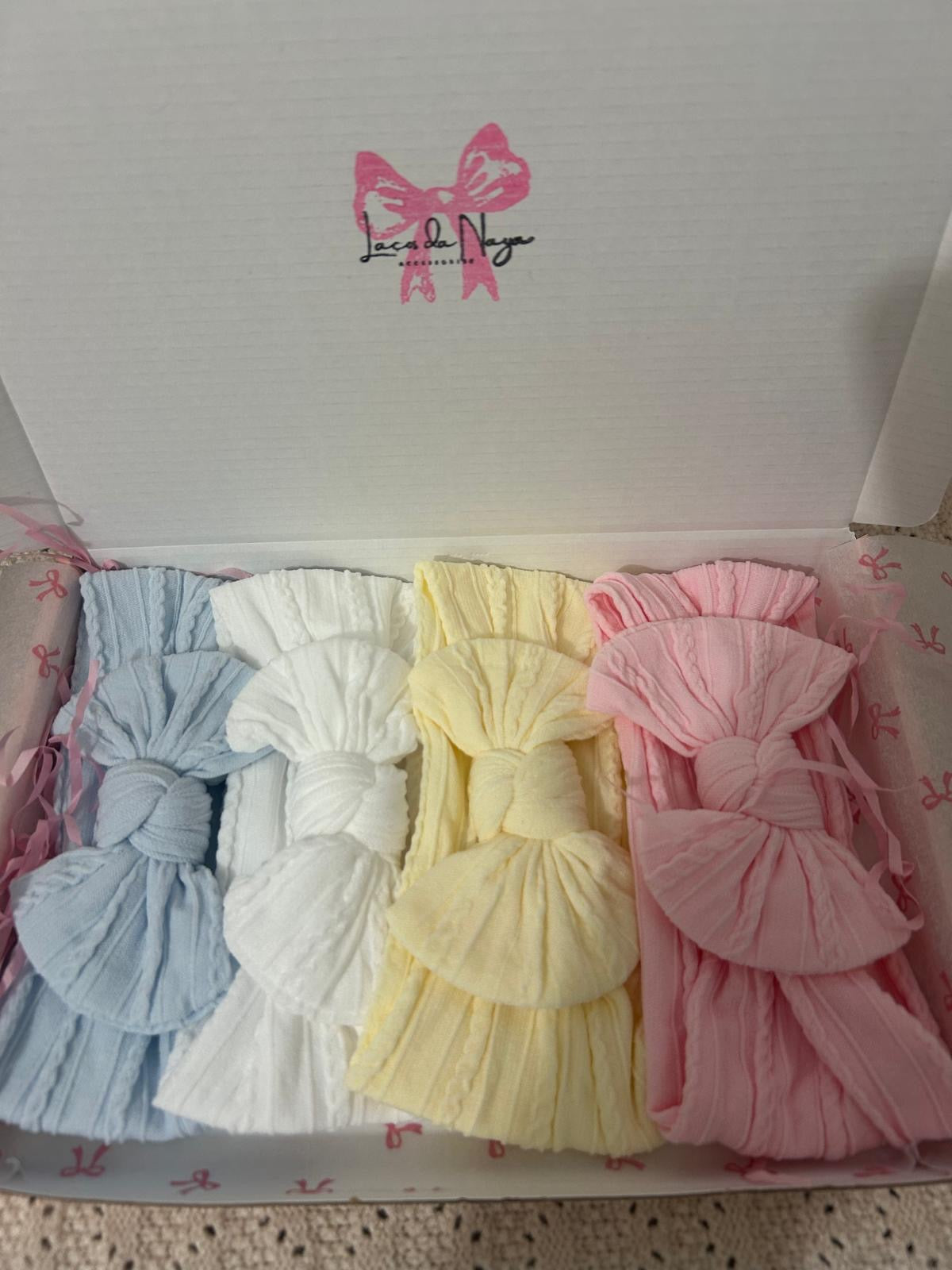 4 Set | Baby Blue, Snow White, Baby Yellow, Flamingo Pink