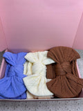 3 Set | Ocean Blue, Cream Ivory, Chestnut