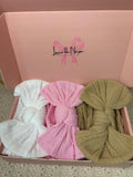 3 Set | Snow White, Flamingo Pink, Caramel