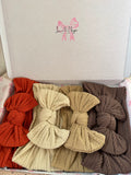 4 Set| Burnt Orange, Beige, Khaki Brown, Cocoa Brown