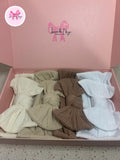 4 Set | Cream Ivory, Tan Beige, Choco Brown, Snow White