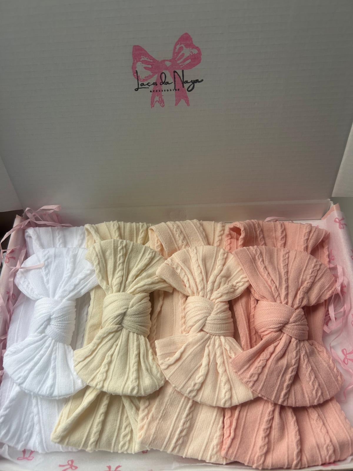4 Set | Snow White, Cream Ivory, Pale Peach, Classic Pink