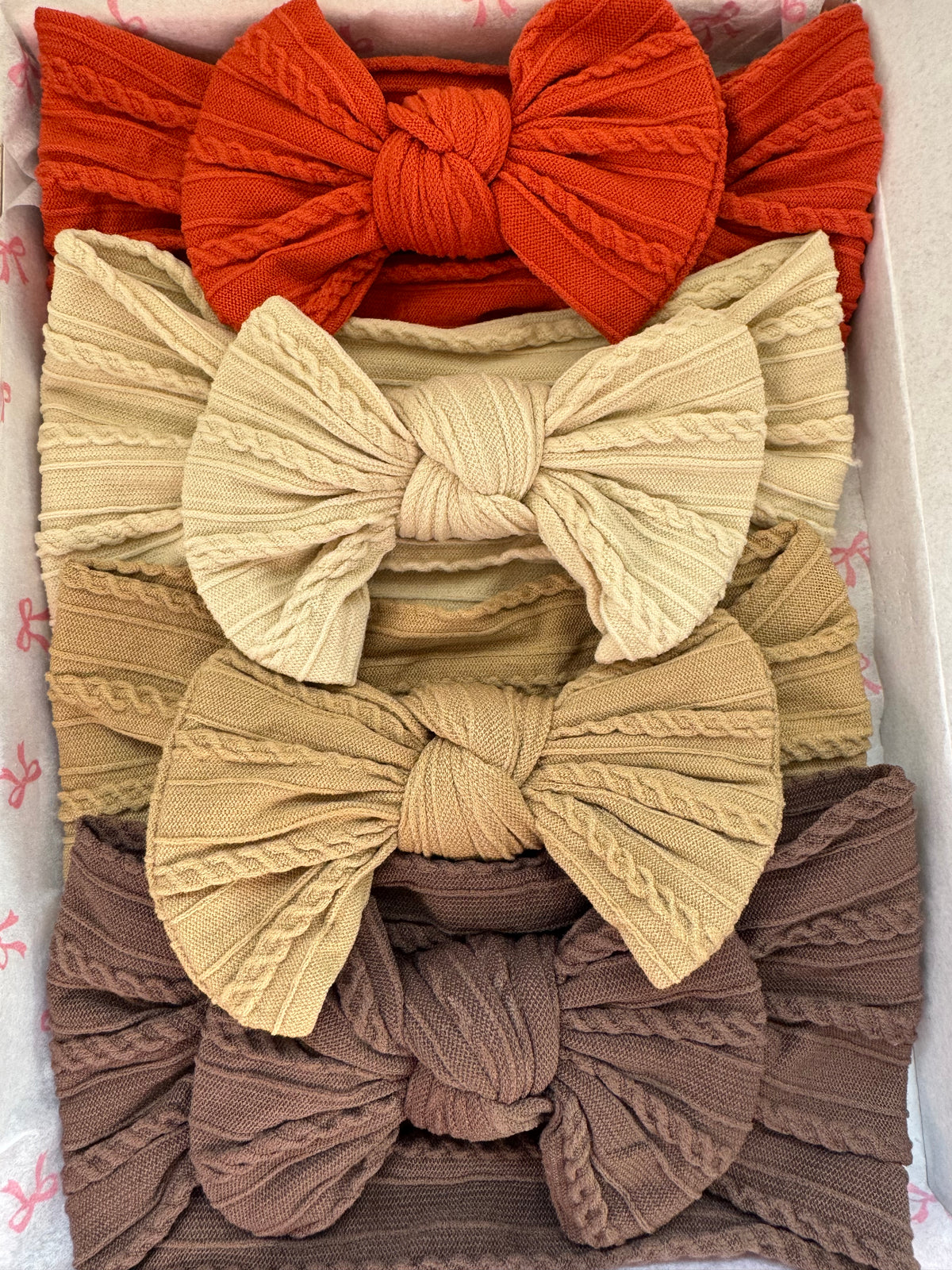 4 Set| Burnt Orange, Beige, Khaki Brown, Cocoa Brown