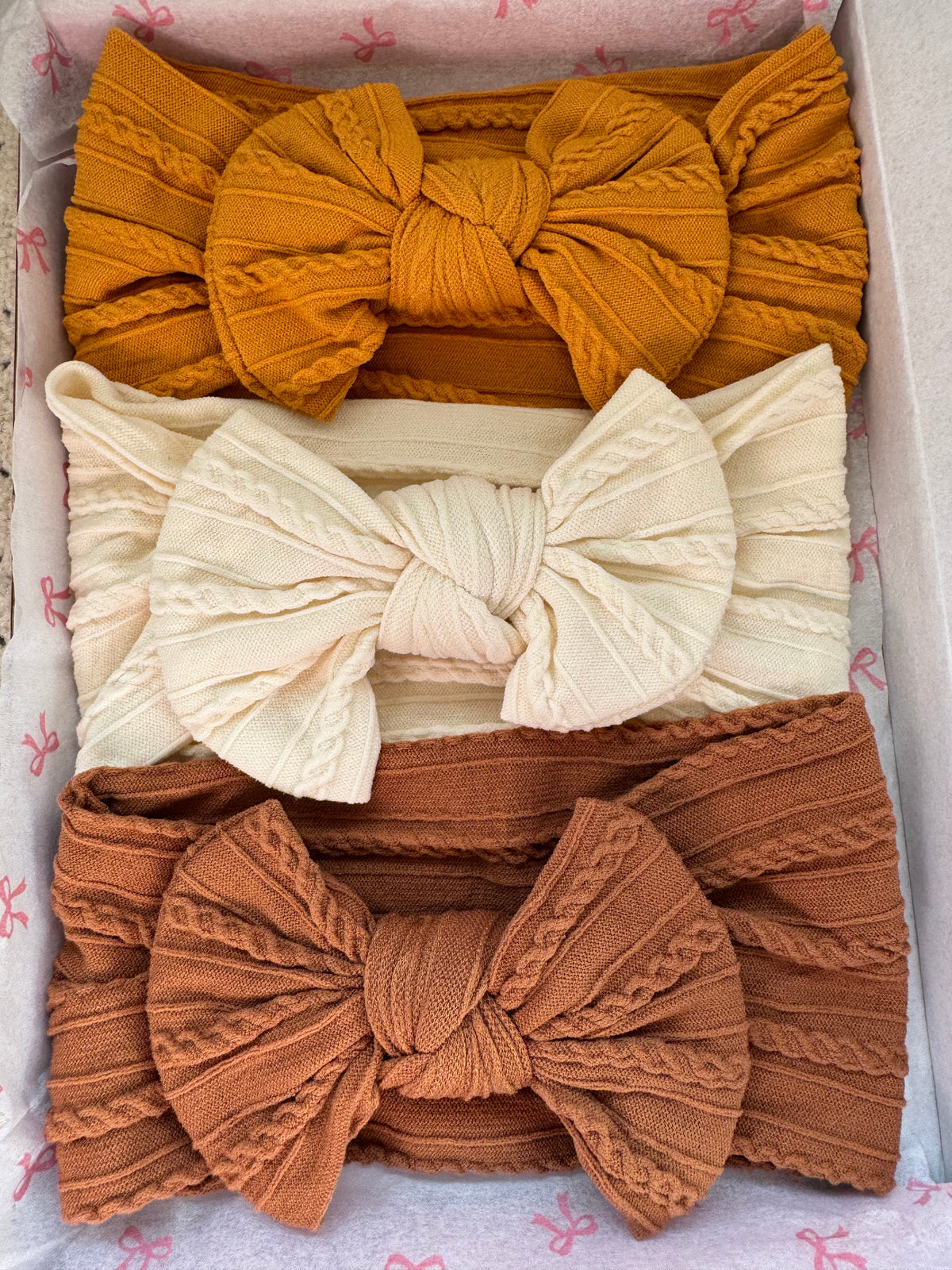 3 Set| Butter Fudge, Ivory, Chestnut