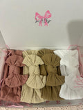 4 Set | Pink Berry, Tan Beige, Khaki, Snow White