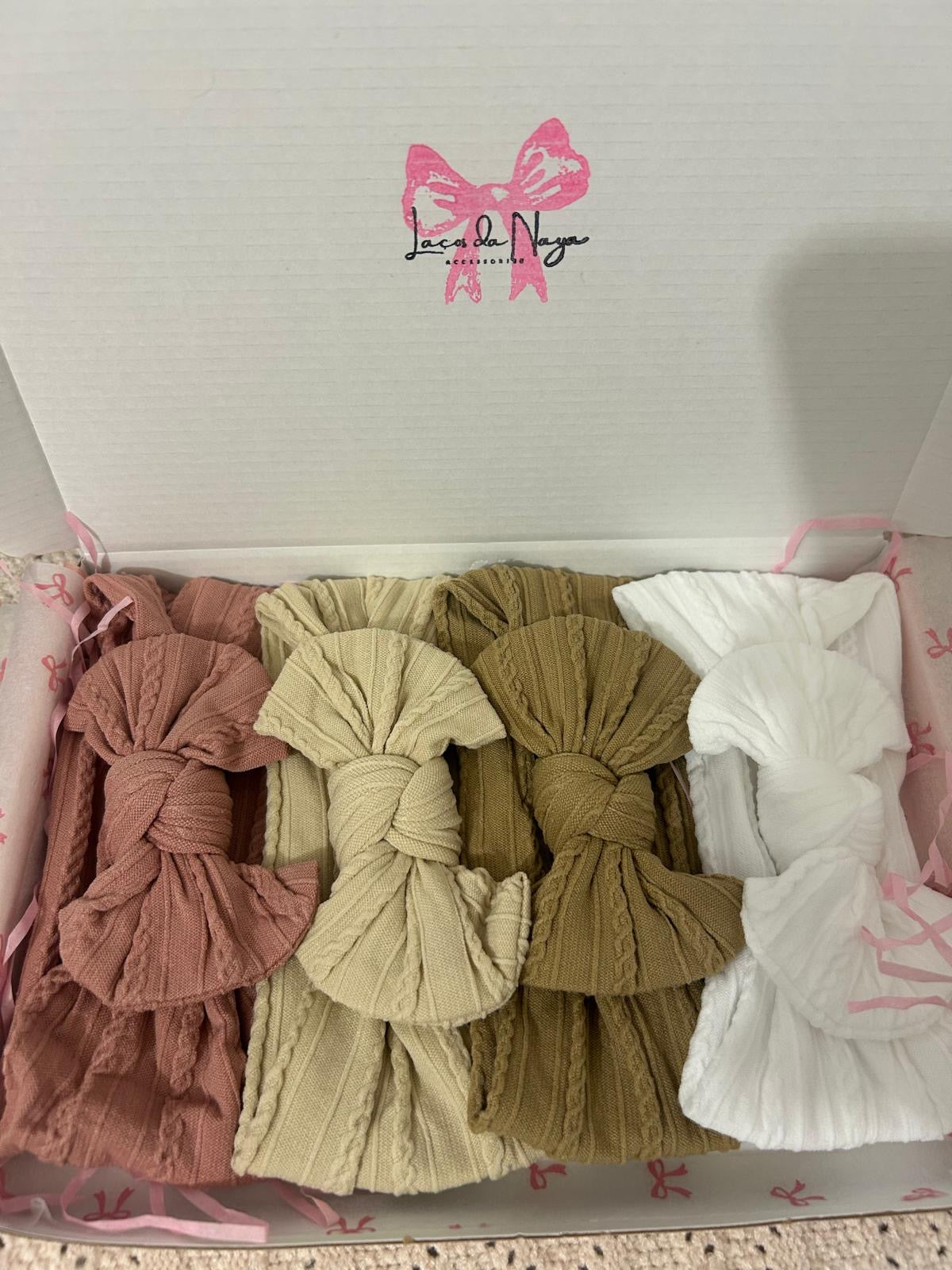 4 Set | Pink Berry, Tan Beige, Khaki, Snow White