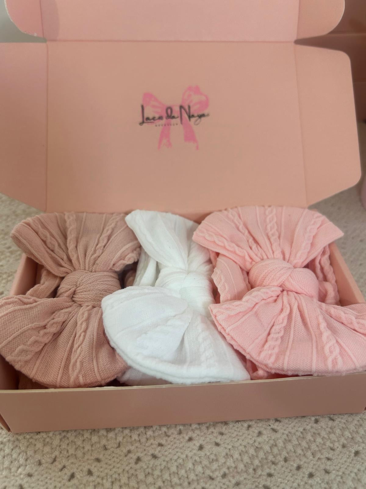 3 Set | Dusty Pink, Snow White, Rose Pink