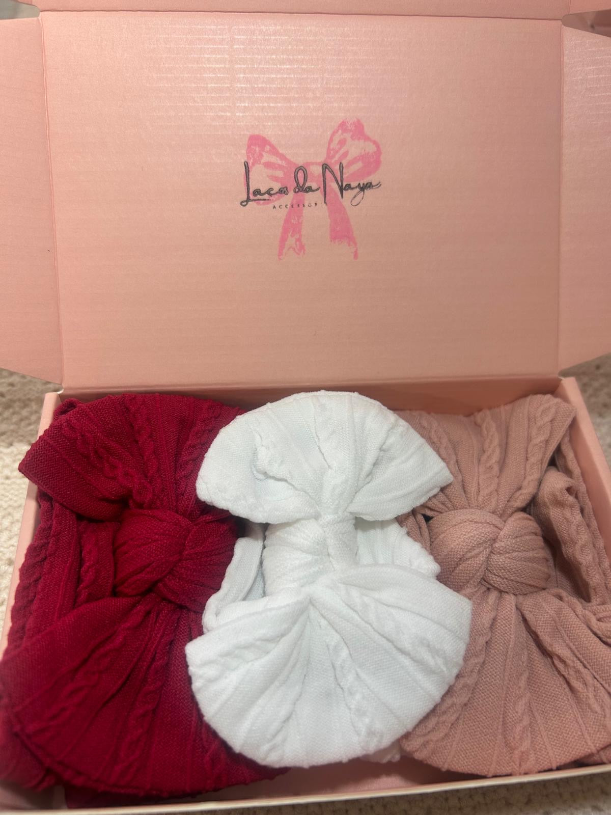 3 Set | Ruby Red, Snow White, Dusty Pink