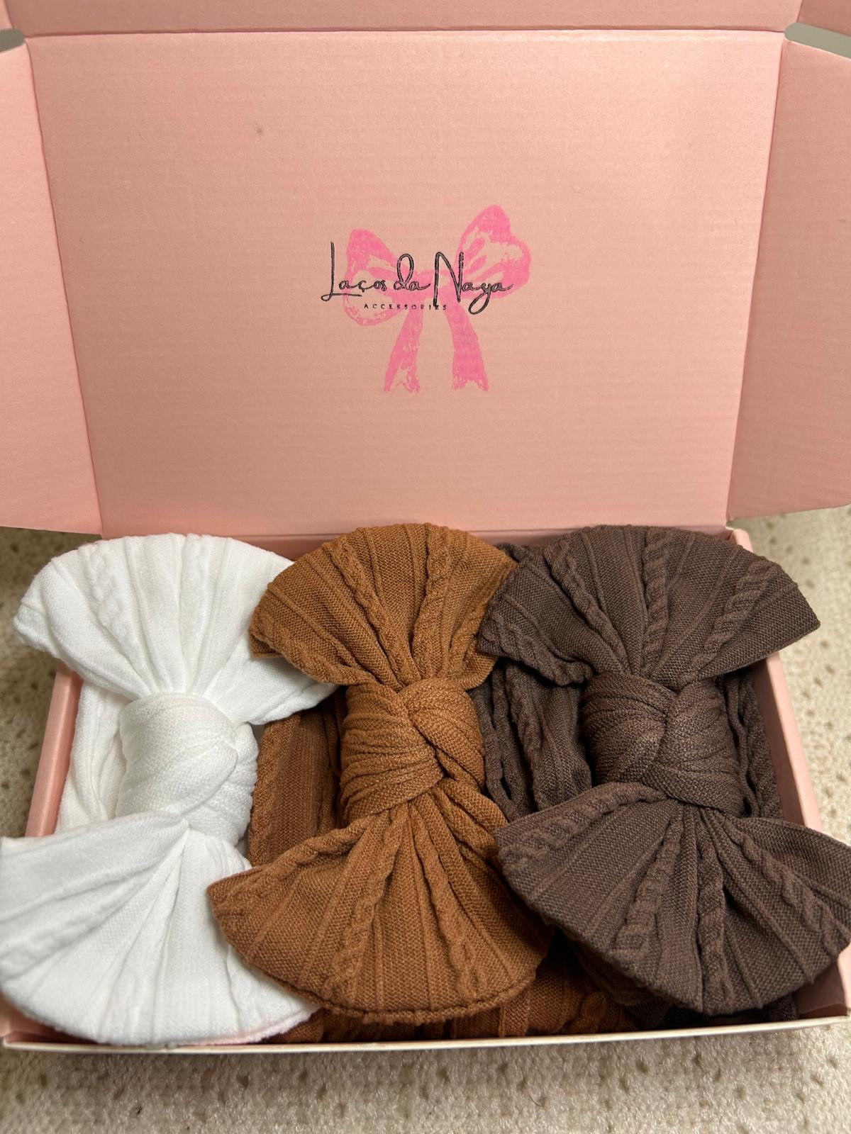 3 Set | Snow White, Chestnut, Brown, Choco Brown