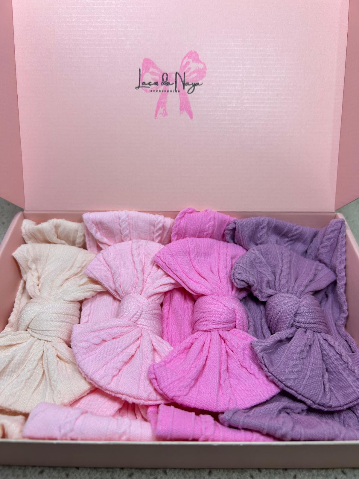 4 Set | Pale Peach, Flamingo Pink, Candy Floss Pink, Violet