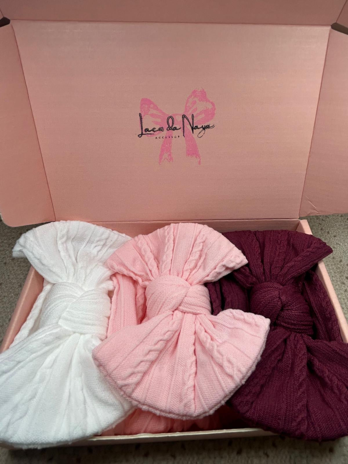 3 Set | Snow White, Rose Pink,  Burgundy